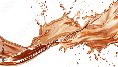 Copper liquid splashing isolated vector, metallic splash design, liquid splash texture, isolated fluid, art splash metal, copper splash, liquid metal art, splash effect