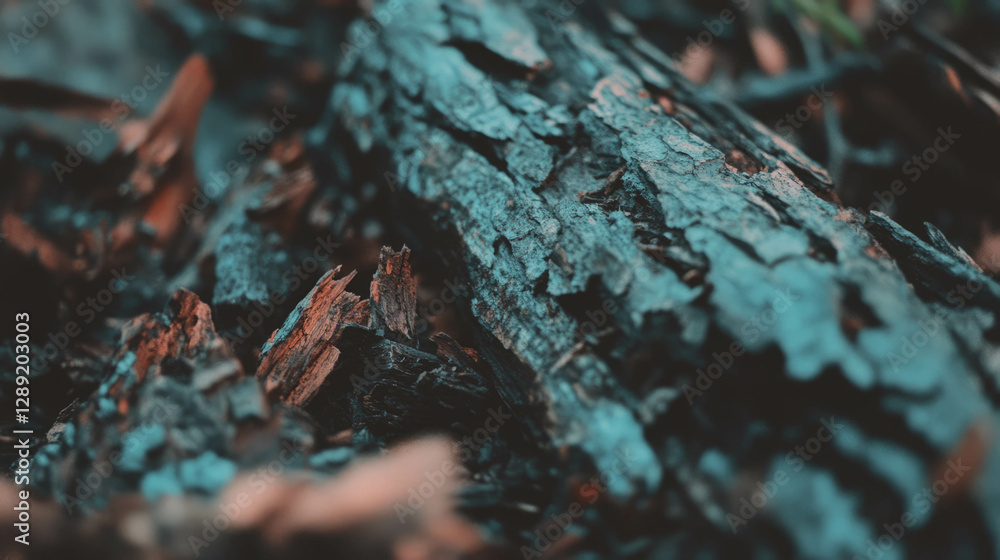 Close-up view of maple bark texture with subtle dark knots for natural background design