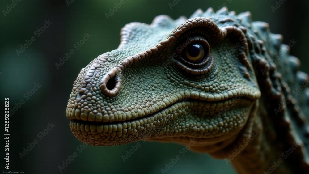 Fototapeta premium dinosaur face close-up