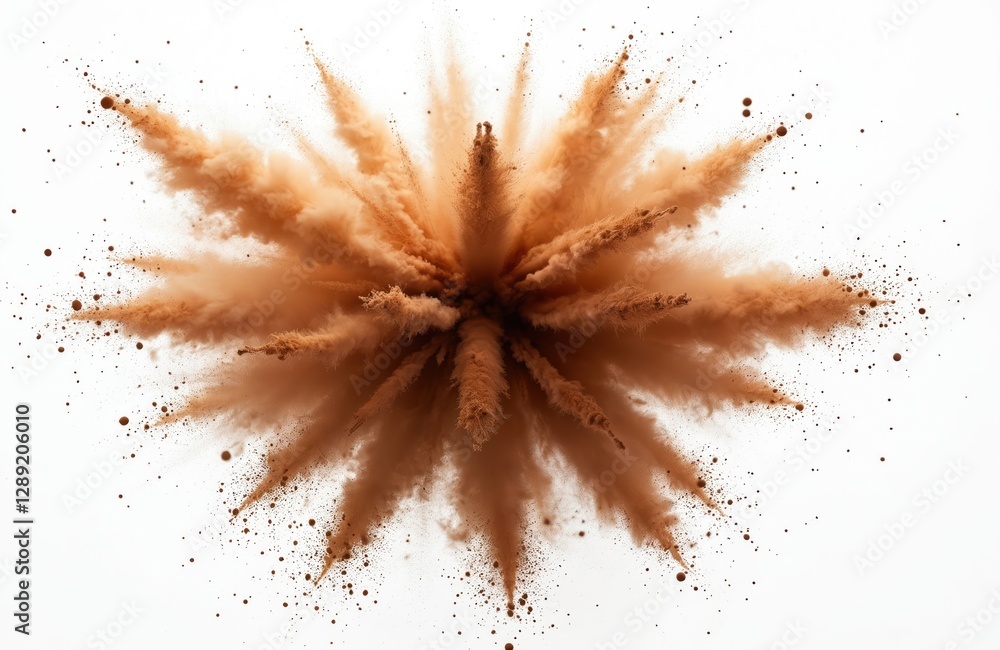 Explosion effect graphic. Digital illustration of abstract power energy burst with orange dust particles on white background. Dynamic explosion effect motion speed, vibrant fiery impact, creative Explosion effect graphic. Digital illustration of abstract power energy burst with orange dust particles on white background. Dynamic explosion effect motion speed, vibrant fiery impact, creative