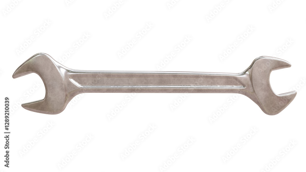 Wrench spanner isolated on white transparent. Hand tool Wrench spanner isolated on white transparent. Hand tool