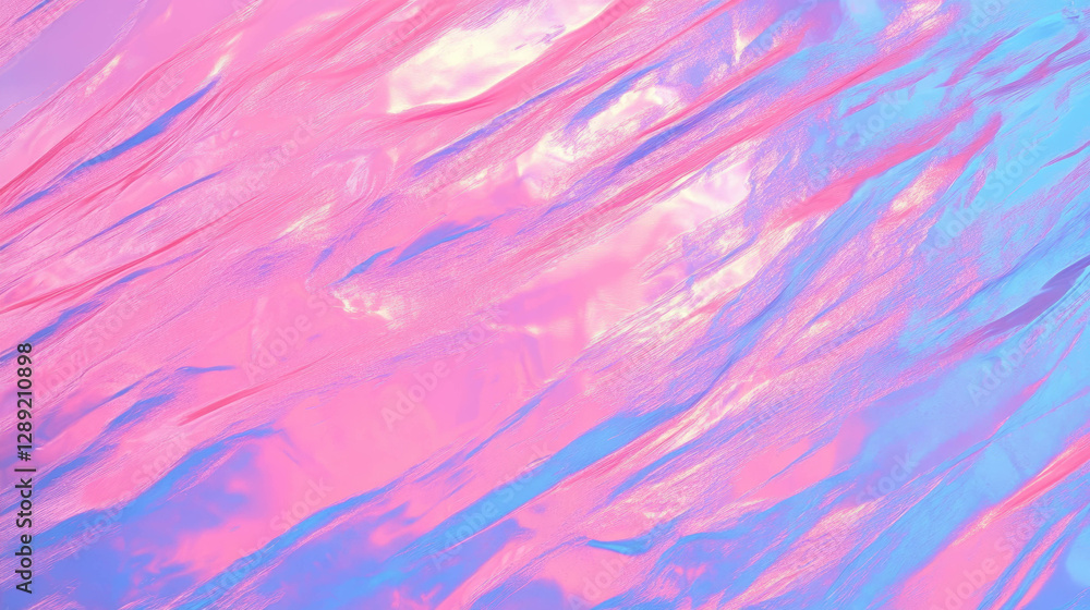 Naklejka premium Vibrant abstract background with painted plywood texture in pink and blue shades