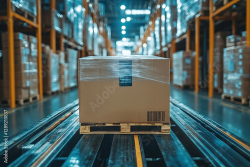 A pallet wrapping machine i...