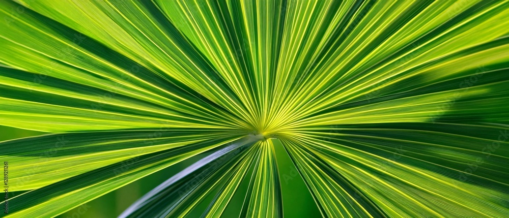 Obraz premium Free Photo | Green Palm Leaf Background