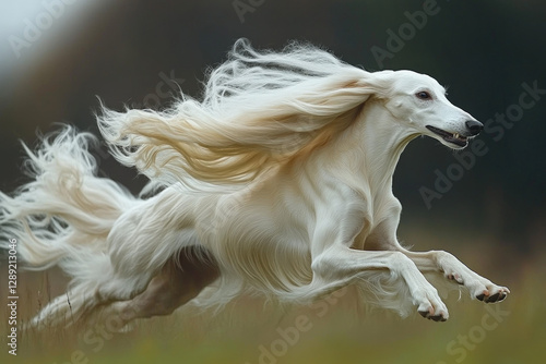 A Silken Windhound running ...