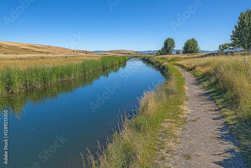 A scenic view of the Yakima...