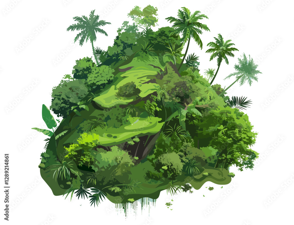 Fototapeta premium Moss-Covered Landscape, mossy rocks, outdoor greenery, vibrant landscape, nature beauty, peaceful forest, green moss texture, wild moss, natural scenery, moss-covered trees