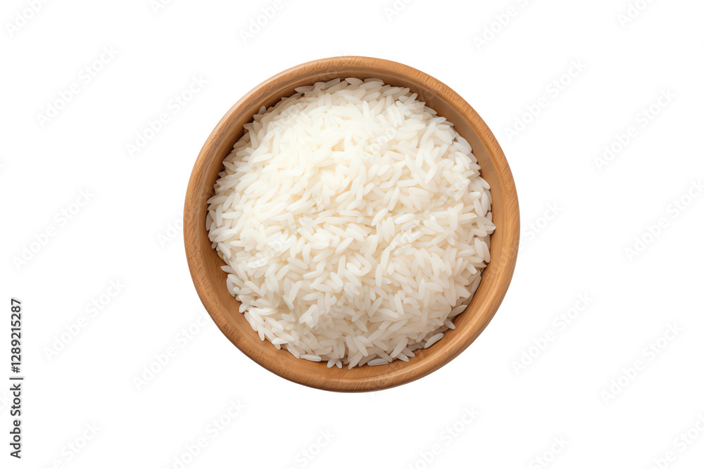 Isolated Bowl of Rice Isolated Bowl of Rice