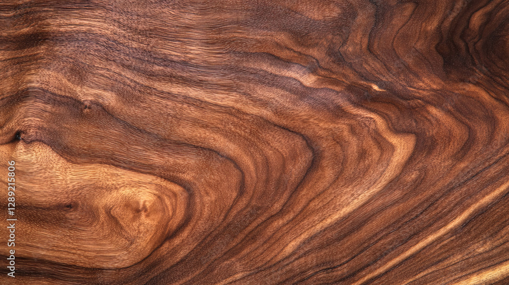 Obraz premium Rustic walnut texture with deep grooves and rich dark tones for design and decoration