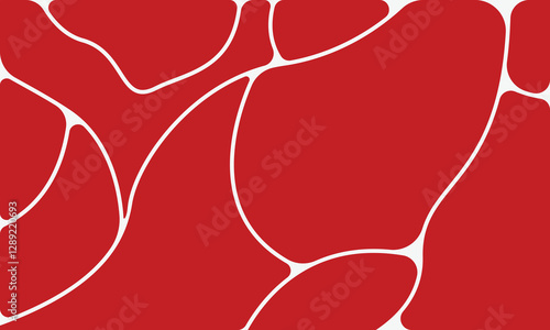 Beef or pork meat texture. Salmon, tuna or sushi structure. Fresh fillet macro view. Beef texture background flat with marble. Vector flat illustration.