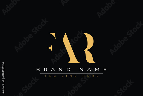 FAR abstract letter logo design. This logo is designed by three abstract letters.