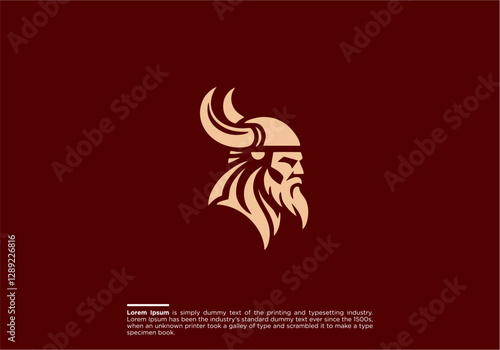 Viking logo design inspiration. Good for masculine" business: Transportation, Cross Fit, Gym, Game Club, etc - Vector