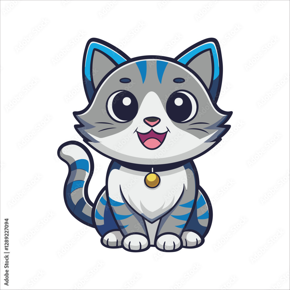 Adorable Cute Happy Cat Doodle Art – Perfect for Cat Lovers! Adorable Cute Happy Cat Doodle Art – Perfect for Cat Lovers!