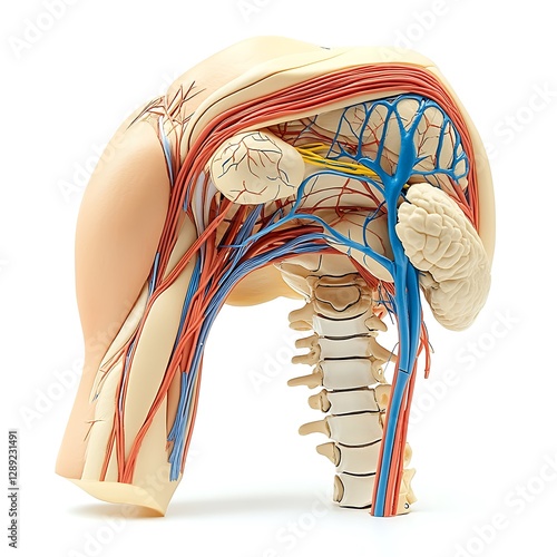 Anatomical Model of Head and Neck photo