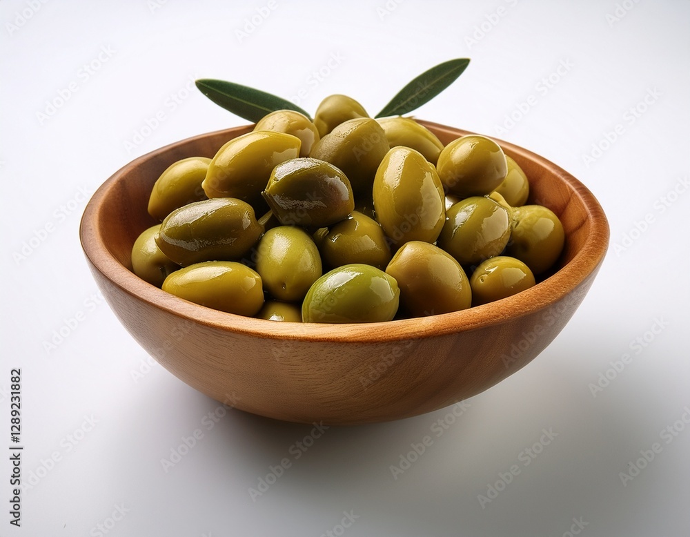 Fotografía de estudio profesional de un bol de olivas, aliñadas en aceite y especias, de fondo blanco, 4k, ultra realista. Fotografía de estudio profesional de un bol de olivas, aliñadas en aceite y especias, de fondo blanco, 4k, ultra realista.