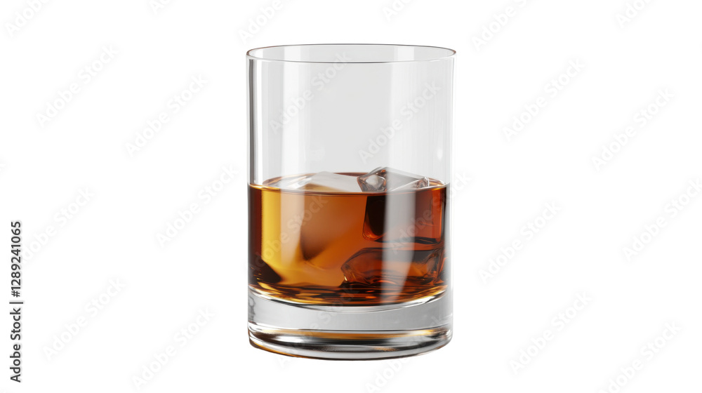 glass of whiskey isolated on white background glass of whiskey isolated on white background