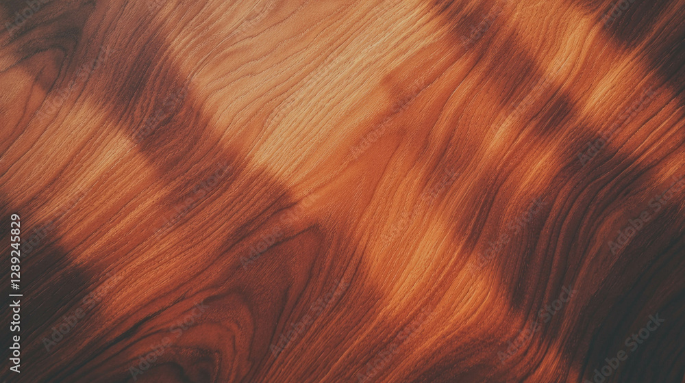 Obraz premium Warm cherry wood texture with cathedral grain for design and craft inspiration