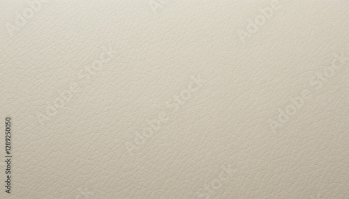 Buttery light cream leather with smooth fine grain, offering a luxurious, plush texture and soft touch feel