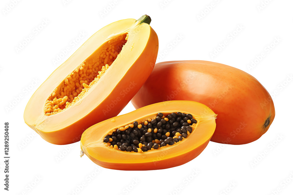 Isolated Papaya Isolated Papaya