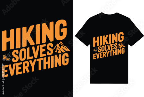 Hiking t-shirt design for hiking lover