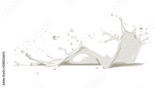 vector milk splash, white splash, splash of milk, clean milk splash, milk, liquid splash, white splash vector, splash on white background, milk in motion, splash design
