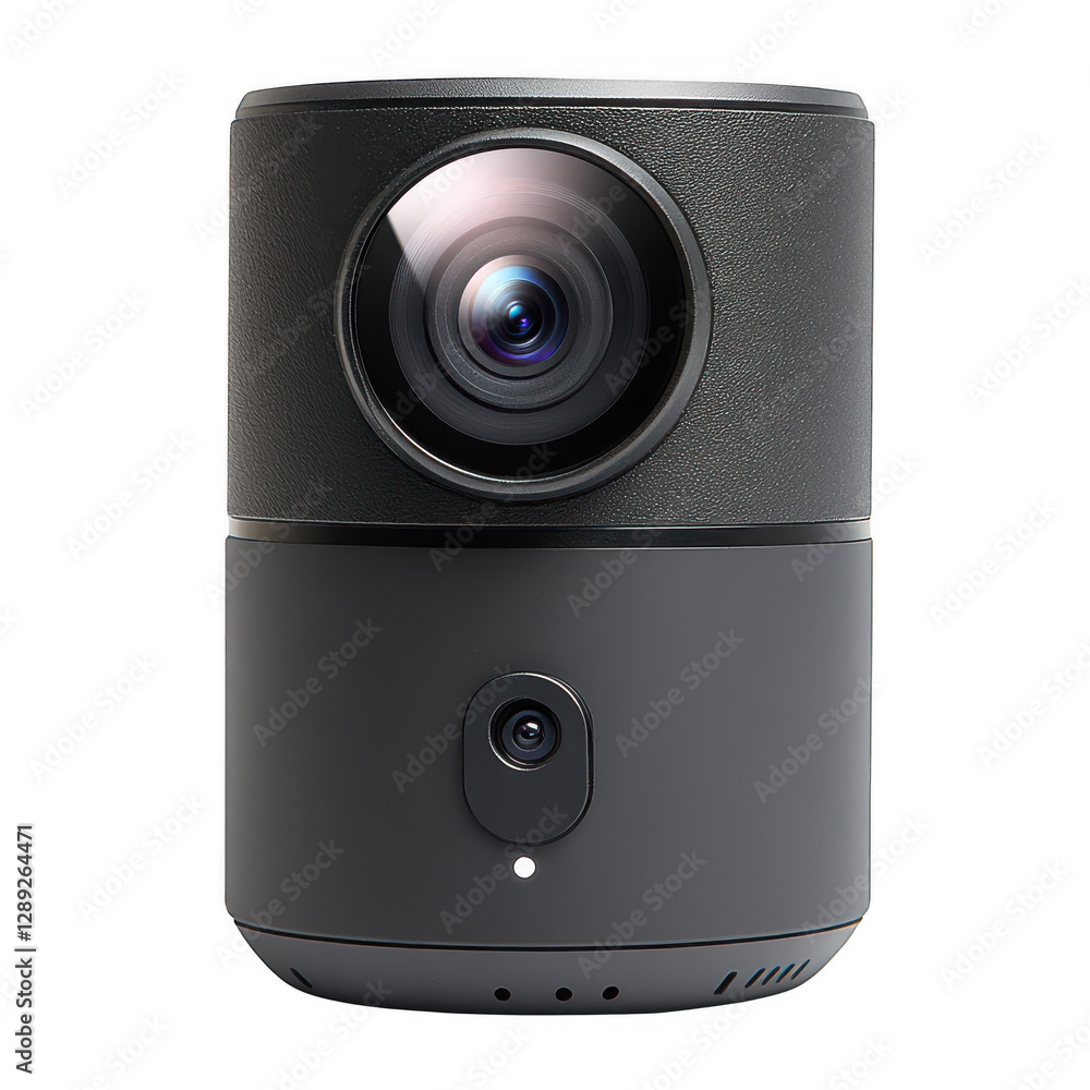4K webcam with built-in microphone isolated on white background.PNG 4K webcam with built-in microphone isolated on white background.PNG