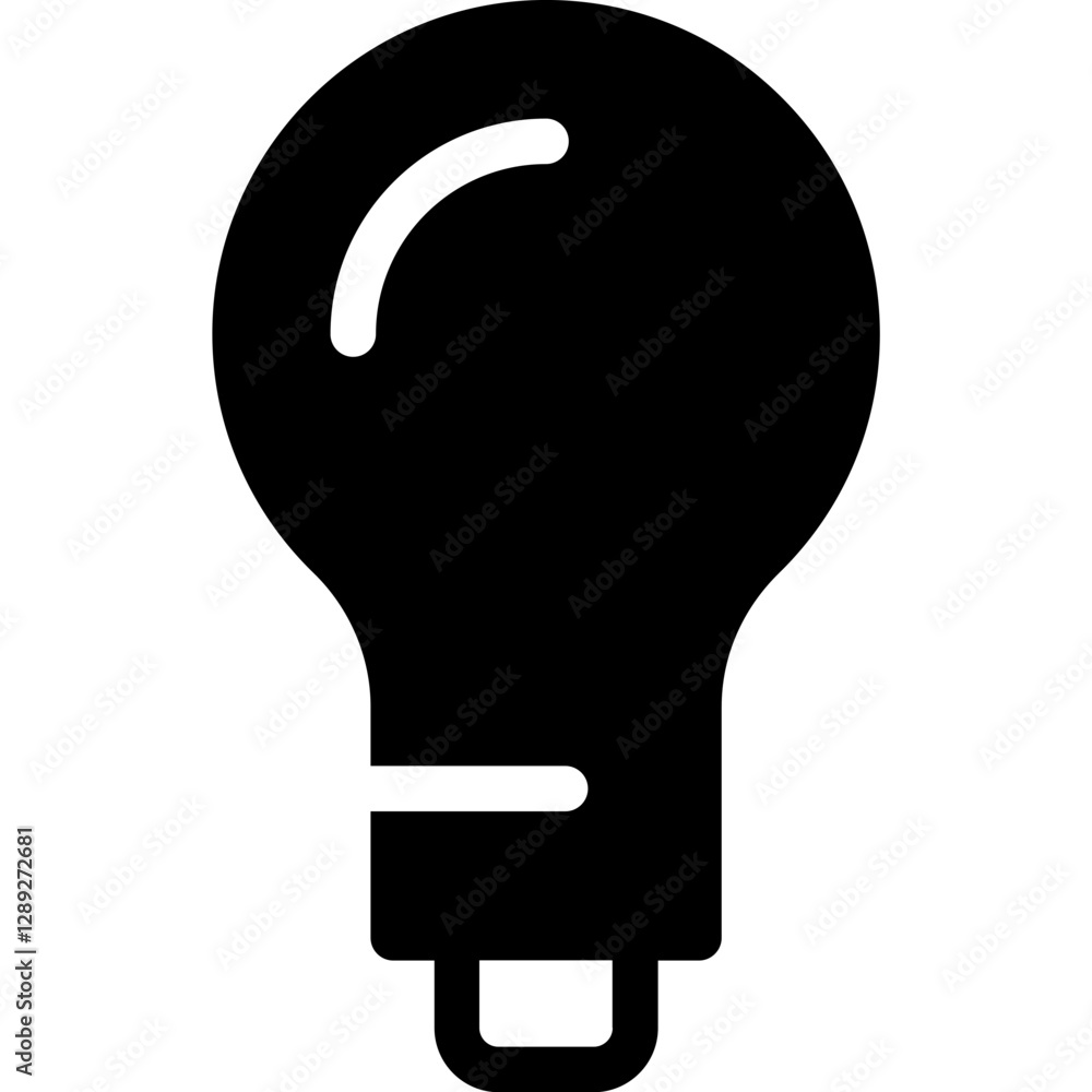 Light Bulb Sign, Idea Icon