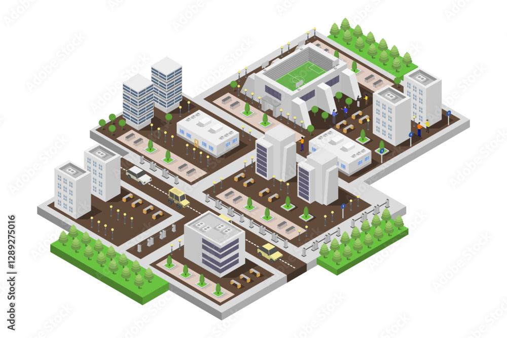 Isometric Stadium Isometric Stadium