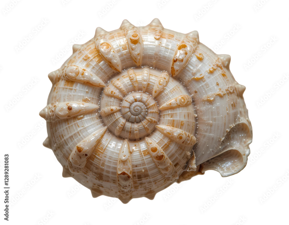 Spiral Seashell | Isolated on Transparent Background Spiral Seashell | Isolated on Transparent Background