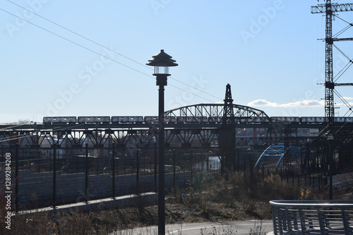 Electric Pole Arch of the Railway