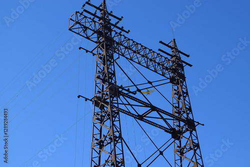 Electric Pole Arch of the Railway