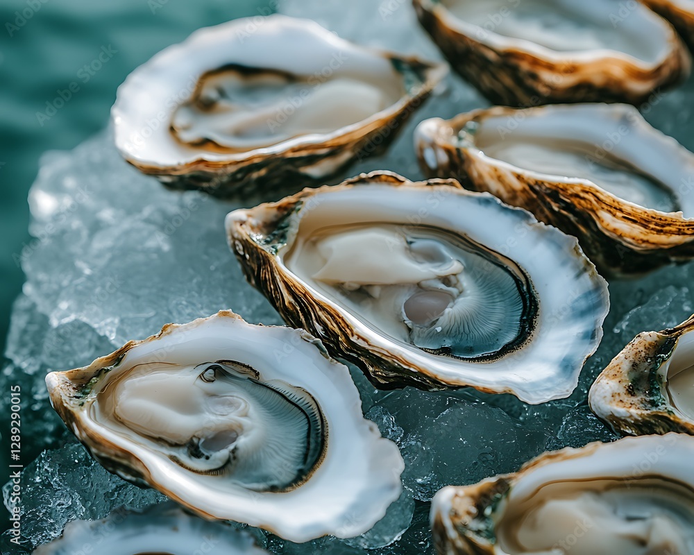Fresh Oysters on Ice Fresh Oysters on Ice