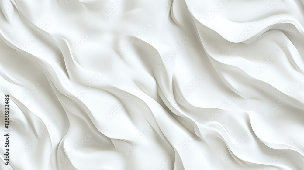 Fototapeta premium White silk fabric texture seamless pattern background