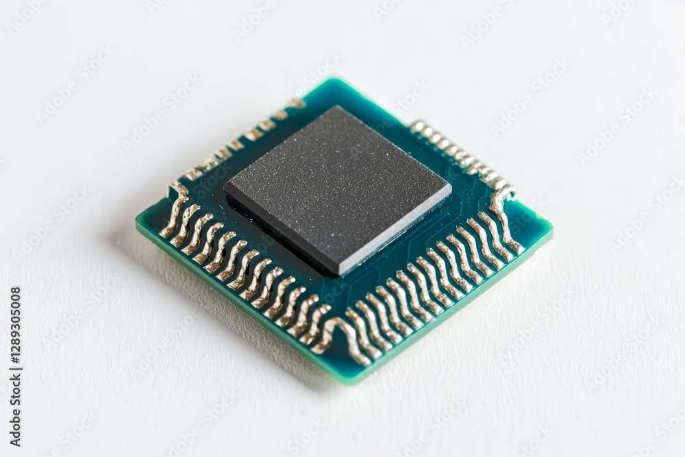 Microchip on circuit board, free background. Microchip on circuit board, free background.
