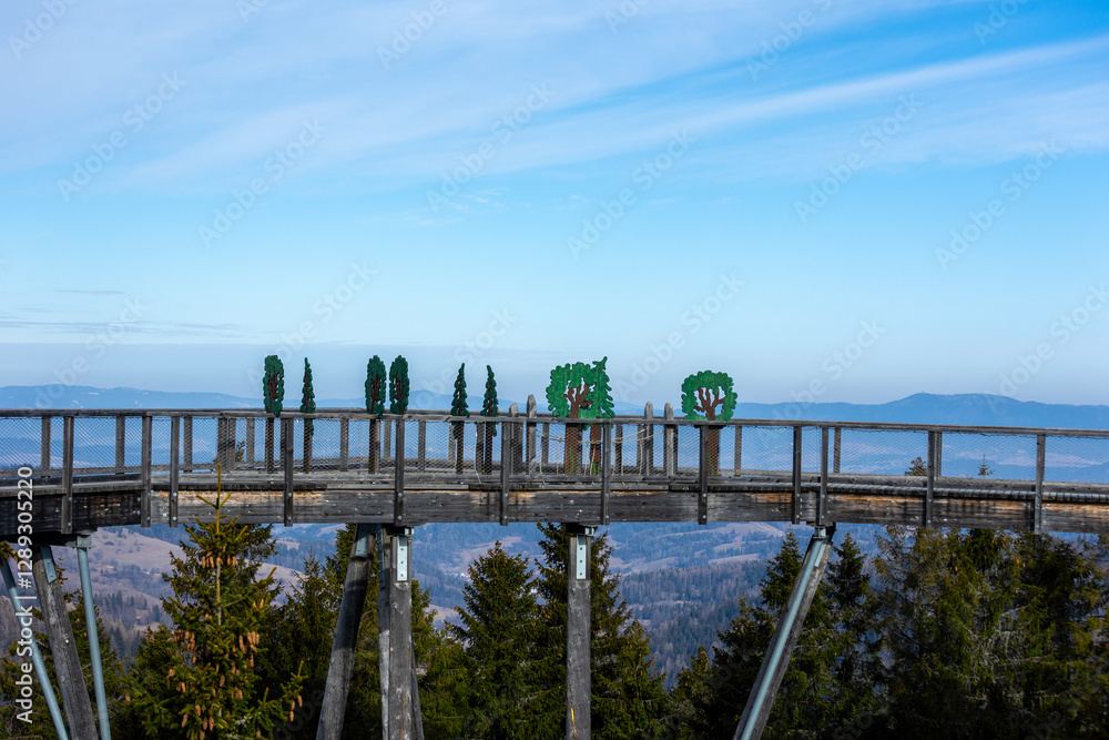 Obraz premium Góry zimą