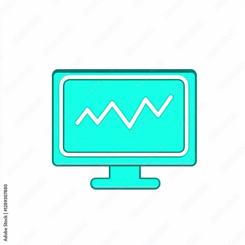 Financial Data on Screen: Vector Illustration of Stock Market Analysis and Investment Trends Financial Data on Screen: Vector Illustration of Stock Market Analysis and Investment Trends