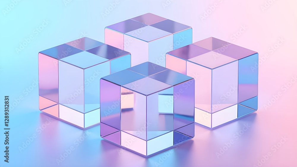 Crystal cube world Crystal cube world