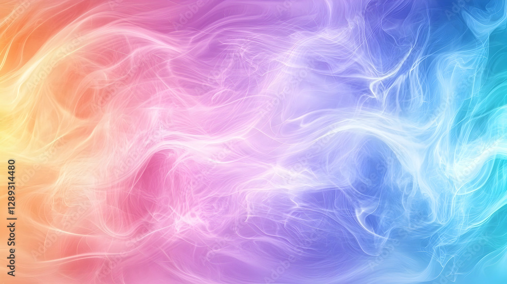 Abstract colorful smoke swirls background design, digital art for website header or graphic design Abstract colorful smoke swirls background design, digital art for website header or graphic design