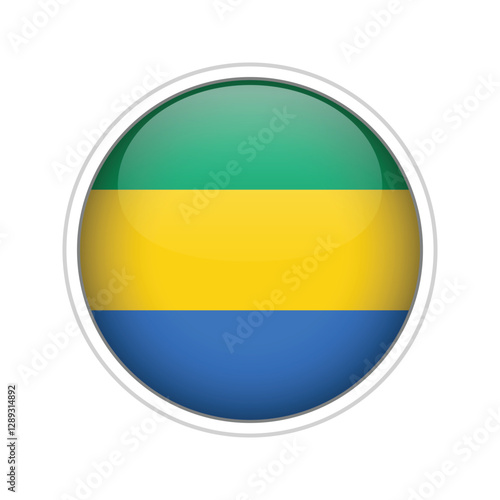 Gabon Flag Sphere Vector Free Download Gabon Flag Sphere Vector - GFXLoad