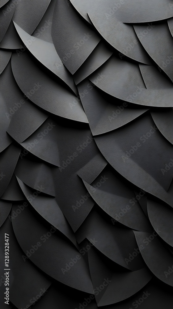 Obraz premium Abstract dark grey scales texture background