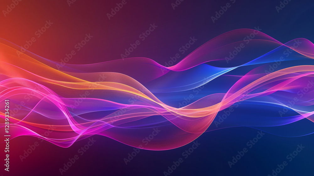 A dynamic abstract wave design with cascading curves in high-energy shades of neon pink, lime green, and deep purple. A dynamic abstract wave design with cascading curves in high-energy shades of neon pink, lime green, and deep purple.