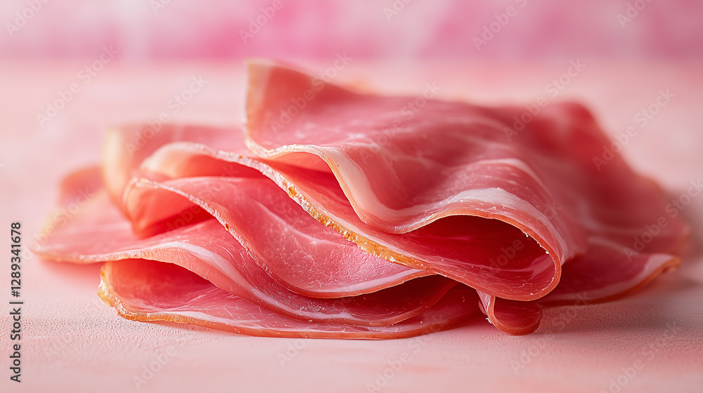 Thin Slices of Pink Ham – A Culinary Delight Thin Slices of Pink Ham – A Culinary Delight