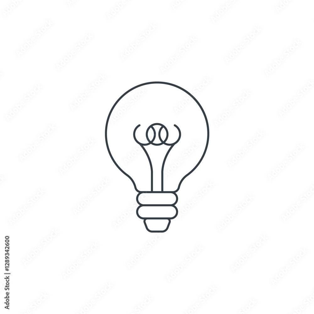 Light Bulb icon symbol vector illustration isolated on white background Light Bulb icon symbol vector illustration isolated on white background