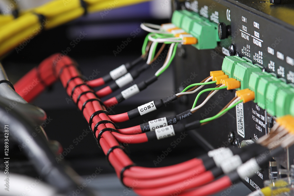 Connection of control lines to the CPU via low-current connectors. Connection of control lines to the CPU via low-current connectors.