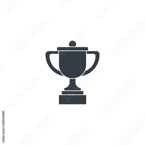 Trophy icon symbol vector illustration isolated on white background