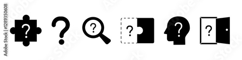 Question icon set. Question icon.