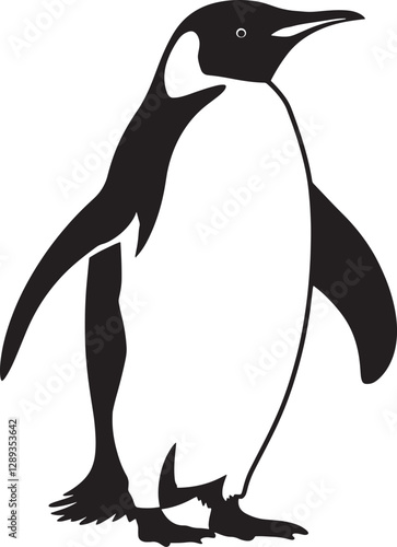 penguin standing alone