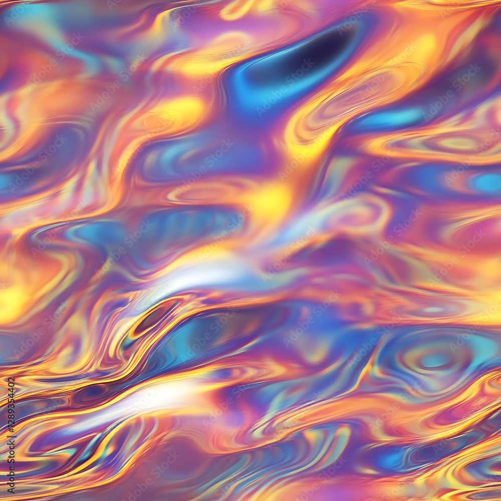 Soft Iridescent Swirl of Pastel Colors Background Soft Iridescent Swirl of Pastel Colors Background