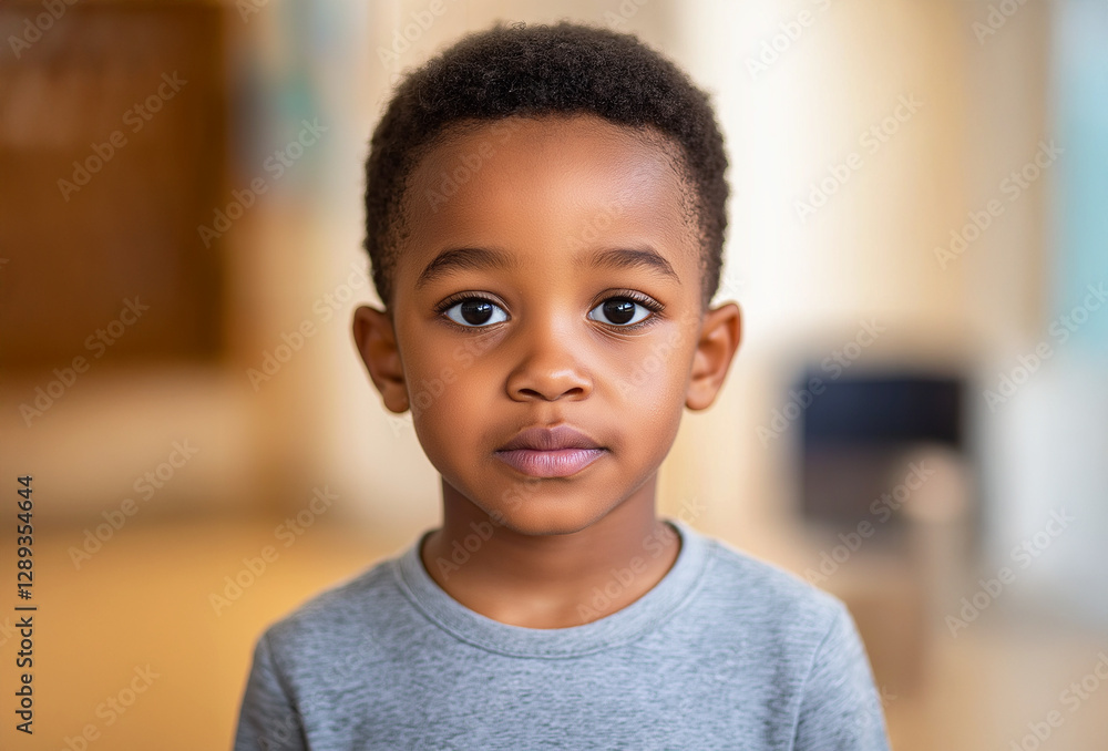 portrait of a young boy in a classroom portrait of a young boy in a classroom