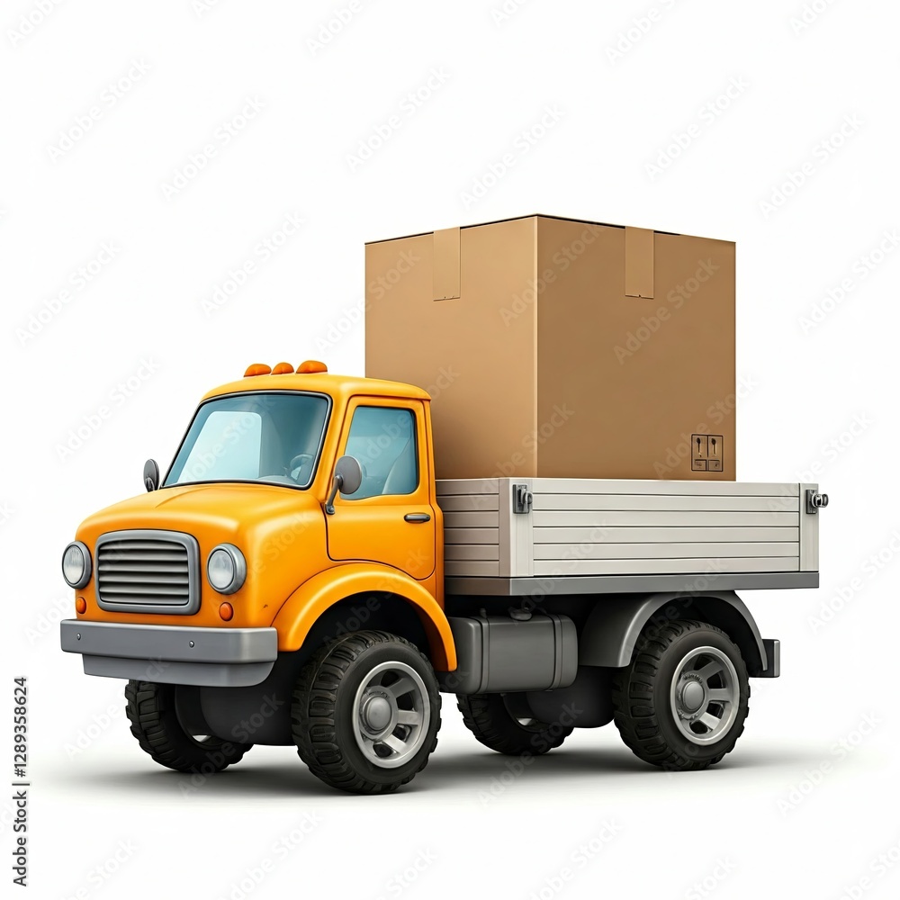 Obraz premium Simple Freight Carrier